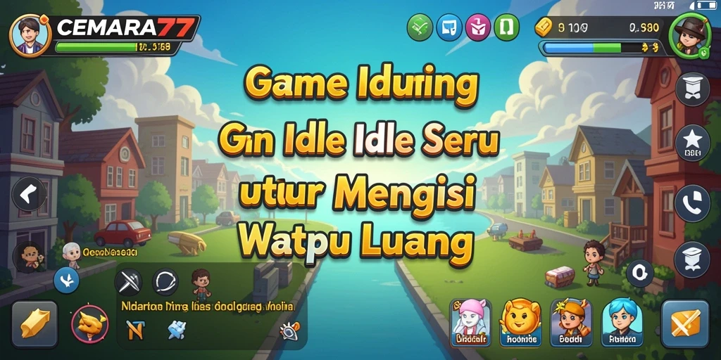 Screenshot utama CEMARA77 menampilkan gameplay seru dan interaksi pemain.