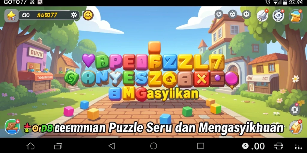 Tampilan menarik gameplay GOTO77 yang mengasah otak.
