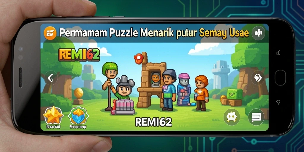 Tampilan gameplay dari REMI62 yang menantang dan mengasyikkan.