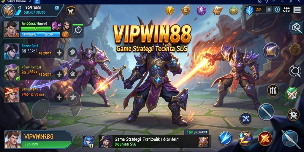 Screenshot gameplay <strong>VIPWIN88</strong> menunjukkan aksi strategi yang mendebarkan.
